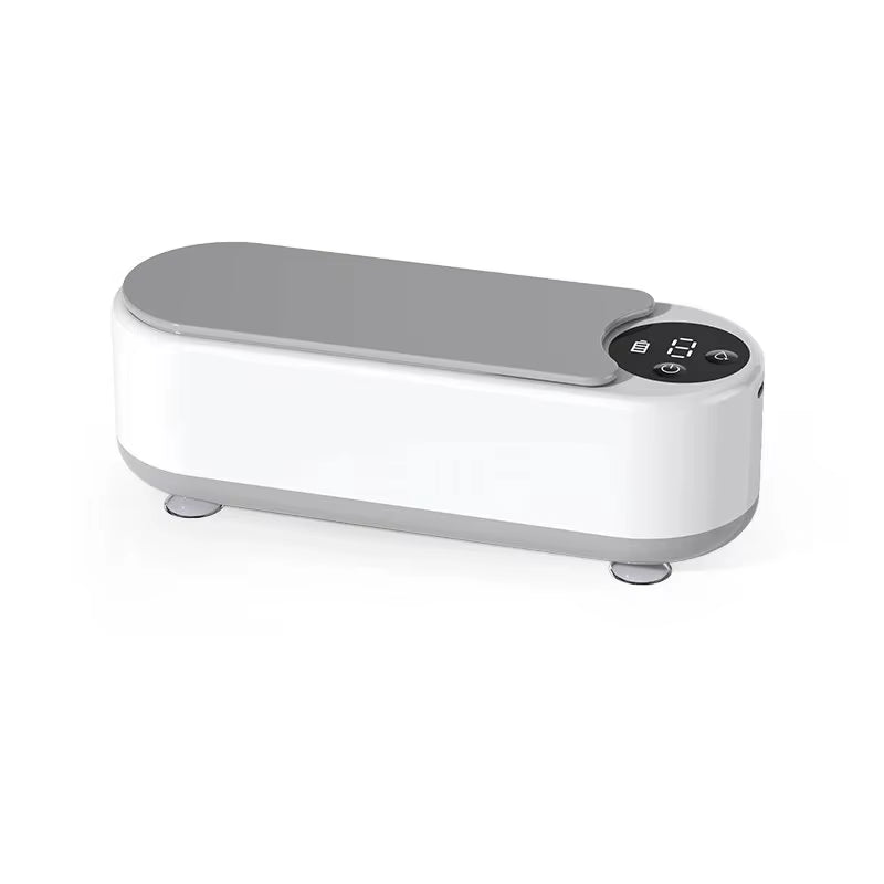 Jewelry Vibration Non-Ultrasonic Cleaner with Digital Display Wireless Portable Cleaner Eyeglasses Rings Earrings Cleaner